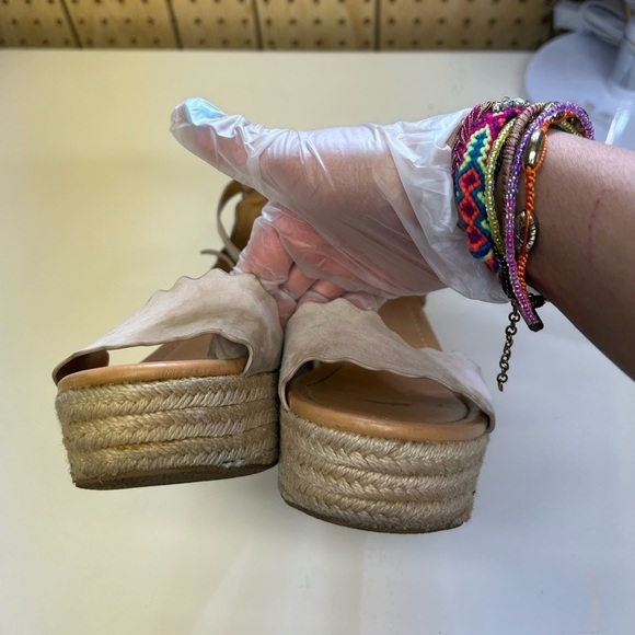 J.Crew Ivory Scalloped Espadrilles - Picture 3 of 5